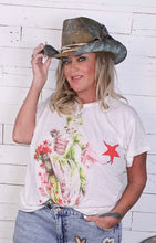 Load image into Gallery viewer, Weathered and Worn Superstar Tee modeled