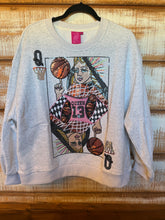 Load image into Gallery viewer, QOS Basketball Queen Sweatshirt
