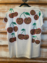 Load image into Gallery viewer, QOS Leopard Cherry Tee
