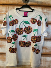 Load image into Gallery viewer, QOS Leopard Cherry Tee
