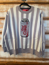 Load image into Gallery viewer, QOS Diet Coke Stripe Sweater
