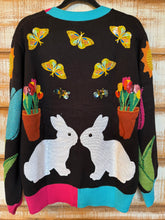Load image into Gallery viewer, QOS Bunny and Butterfly Cardigan
