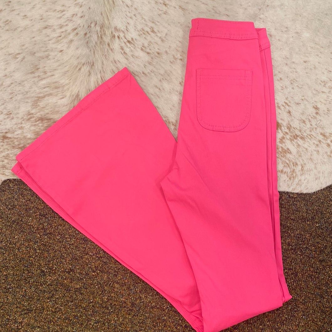 Barbie Flares-Hot Pink